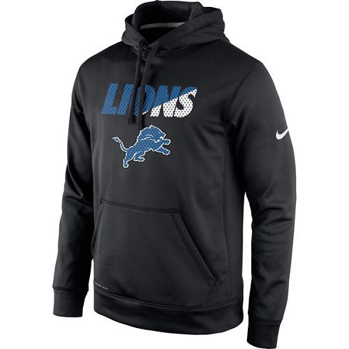 Men's Detroit Lions Black Kick Off Staff Performance Pullover Hoodie cheap jerseys for sale - CheapJerseys.Shop