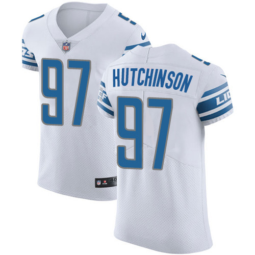 Lions #97 Aidan Hutchinson White Men's Stitched New Elite Jersey cheap jerseys for sale - CheapJerseys.Shop