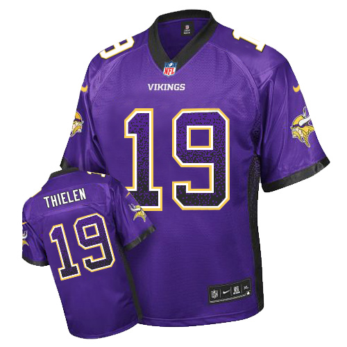 Vikings #19 Adam Thielen Purple Team Color Youth Stitched Elite Drift Fashion Jersey cheap jerseys for sale - CheapJerseys.Shop