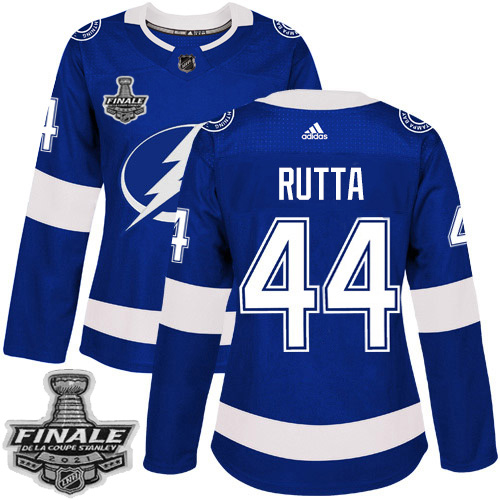 Tampa Bay Lightning #44 Jan Rutta Blue Home Authentic Women's 2021 Stanley Cup Final Patch Jersey Womens cheap jerseys for sale - CheapJerseys.Shop
