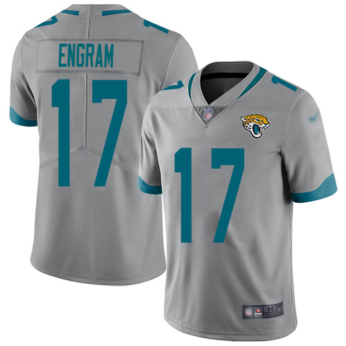 Jaguars #17 Evan Engram Silver Men's Stitched Limited Inverted Legend Jersey cheap jerseys for sale - CheapJerseys.Shop