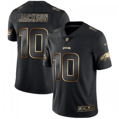 Philadelphia Eagles #10 DeSean Jackson Black/Gold Men's Stitched Vapor Untouchable Limited Jersey Men's cheap jerseys for sale - CheapJerseys.Shop