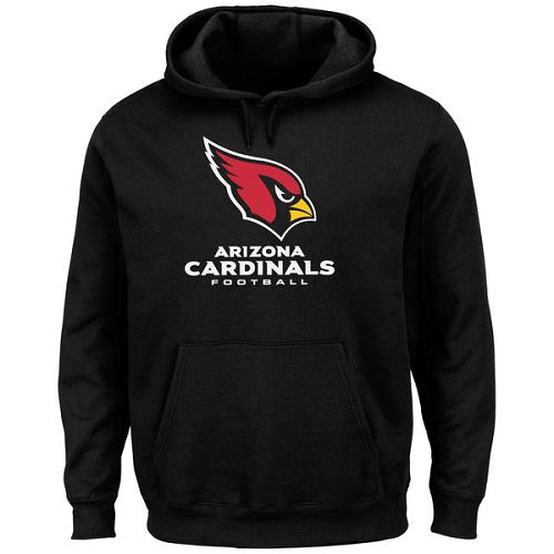 Men's Arizona Cardinals Black Critical Victory Pullover Hoodie cheap jerseys for sale - CheapJerseys.Shop