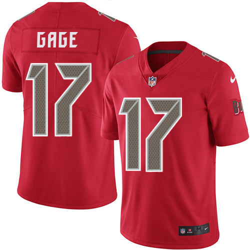 Buccaneers #17 Russell Gage Red Men's Stitched Limited Rush Jersey cheap jerseys for sale - CheapJerseys.Shop