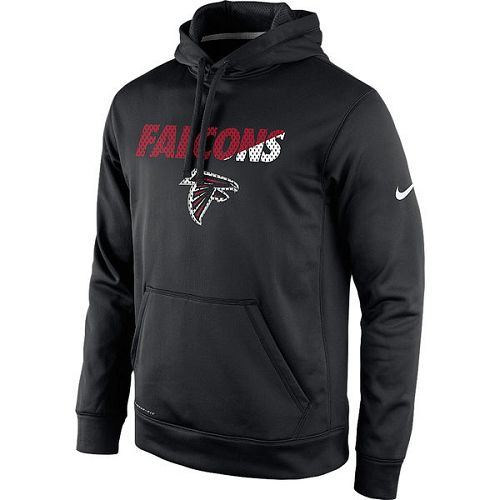 Men's Atlanta Falcons Black Kick Off Staff Performance Pullover Hoodie cheap jerseys for sale - CheapJerseys.Shop