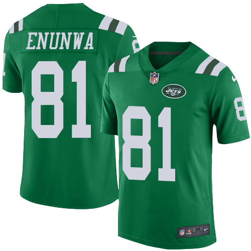 New York Jets #81 Quincy Enunwa Green Youth Stitched Limited Rush Jersey Youth cheap jerseys for sale - CheapJerseys.Shop