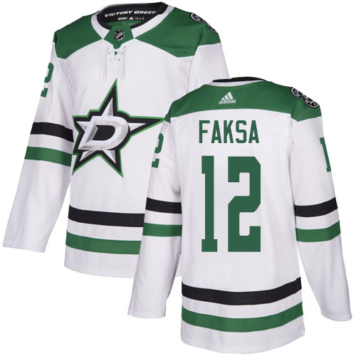 Dallas Stars #12 Radek Faksa White Road Authentic Youth Stitched Jersey Youth cheap jerseys for sale - CheapJerseys.Shop