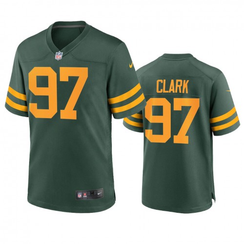 Green Bay Green Bay Packers #97 Kenny Clark Men's Alternate Game Player Jersey - Green Men's cheap jerseys for sale - CheapJerseys.Shop