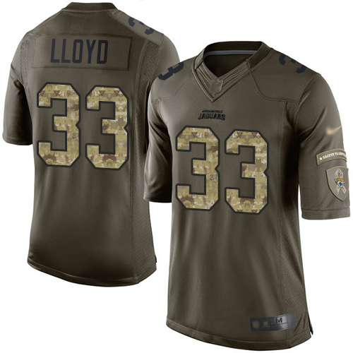 Jaguars #33 Devin Lloyd Green Youth Stitched Limited 2015 Salute To Service Jersey cheap jerseys for sale - CheapJerseys.Shop