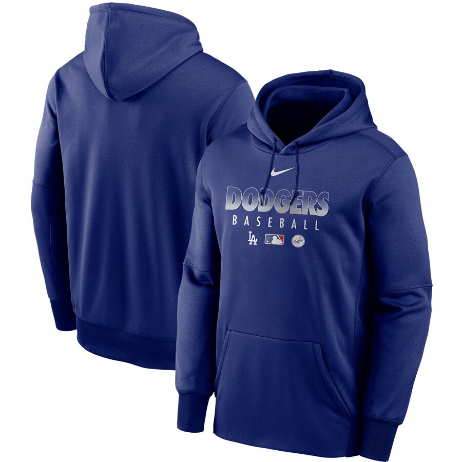 Men's Los Angeles Dodgers Royal Authentic Collection Therma Performance Pullover Hoodie cheap jerseys for sale - CheapJerseys.Shop