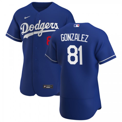 Los Angeles Los Angeles Dodgers #81 Victor Gonzalez Men's Royal Alternate 2020 Authentic Player Jersey Men's cheap jerseys for sale - CheapJerseys.Shop