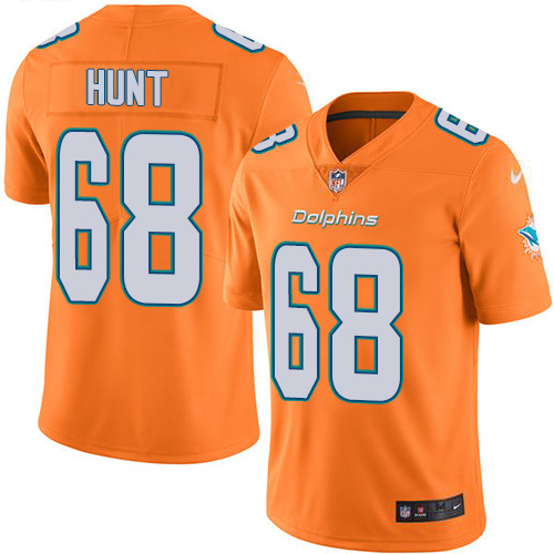 Miami Dolphins #68 Robert Hunt Orange Green Youth Stitched Limited Rush Jersey Youth cheap jerseys for sale - CheapJerseys.Shop