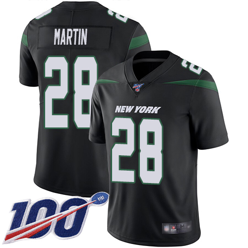 Jets #28 Curtis Martin Black Alternate Men's Stitched 100th Season Vapor Limited Jersey cheap jerseys for sale - CheapJerseys.Shop