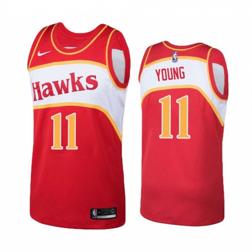 Atlanta Hawks #11 Trae Young Hardwood Classic Red Jersey Mens cheap jerseys for sale - CheapJerseys.Shop