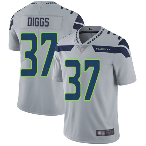 Seattle Seahawks #37 Quandre Diggs Grey Alternate Men's Stitched Vapor Untouchable Limited Jersey Men's cheap jerseys for sale - CheapJerseys.Shop