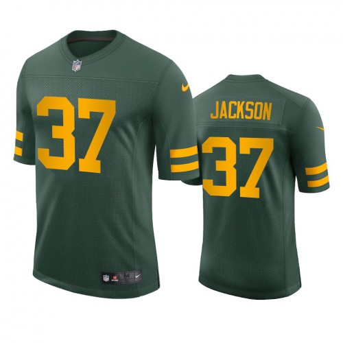 Green Bay Green Bay Packers #37 Josh Jackson Men's Alternate Vapor Limited Player Jersey - Green Men's cheap jerseys for sale - CheapJerseys.Shop