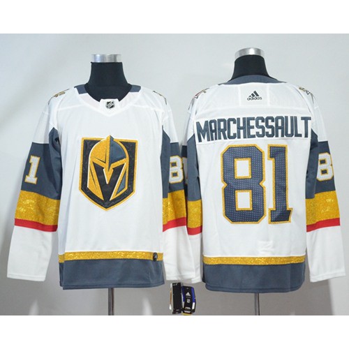 Golden Vegas Golden Knights #81 Jonathan Marchessault White Road Authentic Stitched Jersey Men's cheap jerseys for sale - CheapJerseys.Shop