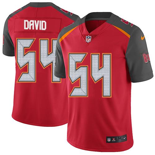 Buccaneers #54 Lavonte David Red Team Color Men's Stitched Vapor Untouchable Limited Jersey cheap jerseys for sale - CheapJerseys.Shop
