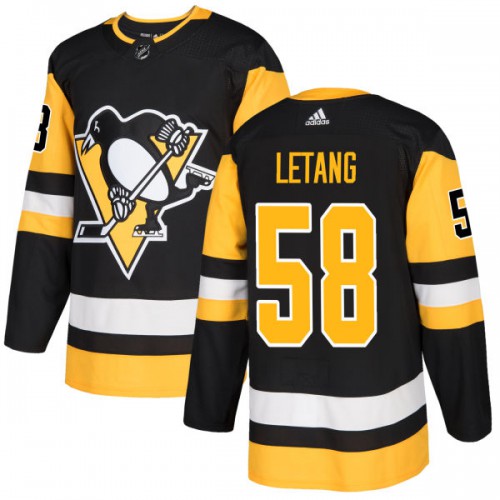 Pittsburgh Penguins #58 Kris Letang Black Home Authentic Stitched Jersey Men's cheap jerseys for sale - CheapJerseys.Shop