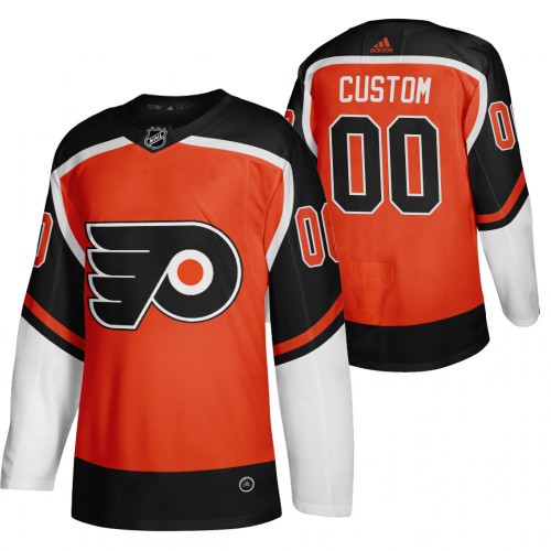 Philadelphia Flyers Custom Orange Men's 2020-21 Alternate Authentic Player Jersey cheap jerseys for sale - CheapJerseys.Shop
