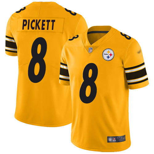 Steelers #8 Kenny Pickett Gold Youth Stitched Limited Inverted Legend Jersey cheap jerseys for sale - CheapJerseys.Shop