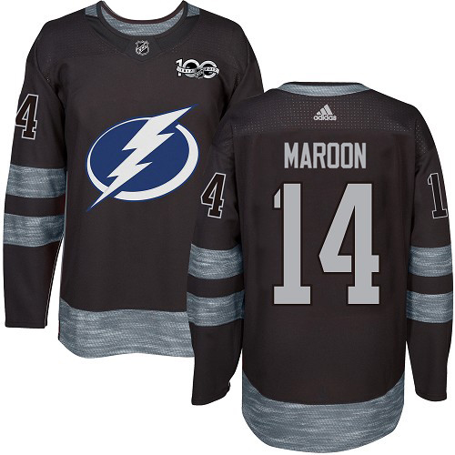 Tampa Bay Lightning #14 Pat Maroon Black 1917-2017 100th Anniversary Stitched Jersey Men's cheap jerseys for sale - CheapJerseys.Shop