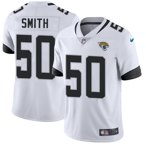 Jacksonville Jaguars #50 Telvin Smith White Men's Stitched Vapor Untouchable Limited Jersey Men's cheap jerseys for sale - CheapJerseys.Shop