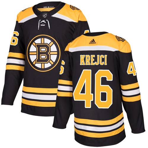 Boston Bruins #46 David Krejci Black Home Authentic Youth Stitched Jersey Youth cheap jerseys for sale - CheapJerseys.Shop