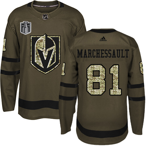 Golden Knights #81 Jonathan Marchessault Green 2023 Stanley Cup Final Patch Salute To Service Stitched Jersey cheap jerseys for sale - CheapJerseys.Shop