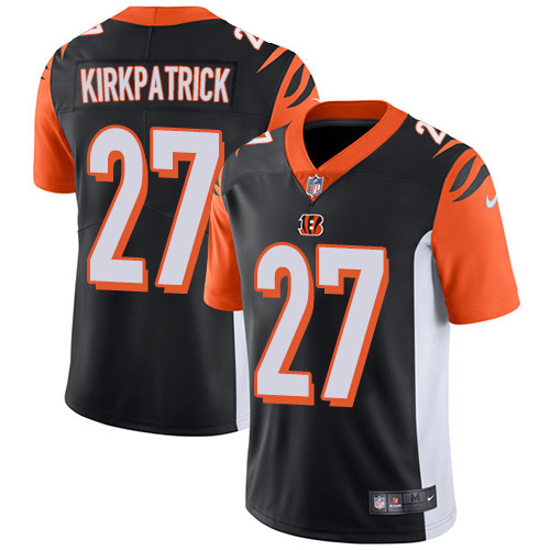 Cincinnati Bengals #27 Dre Kirkpatrick Black Team Color Men's Stitched Vapor Untouchable Limited Jersey Men's cheap jerseys for sale - CheapJerseys.Shop