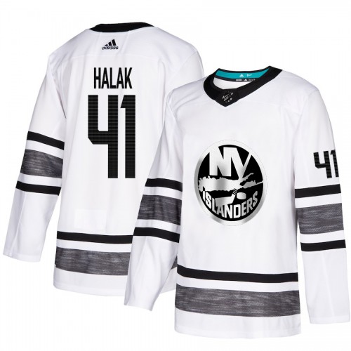 New York Islanders #41 Jaroslav Halak White 2019 All-Star Game Parley Authentic Stitched Jersey Men's cheap jerseys for sale - CheapJerseys.Shop