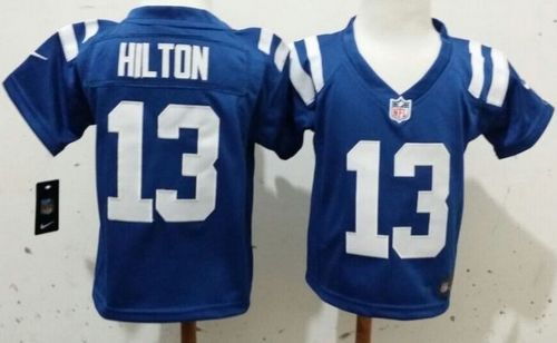 Toddler Colts #13 T.Y. Hilton Royal Blue Team Color Stitched Elite Jersey cheap jerseys for sale - CheapJerseys.Shop