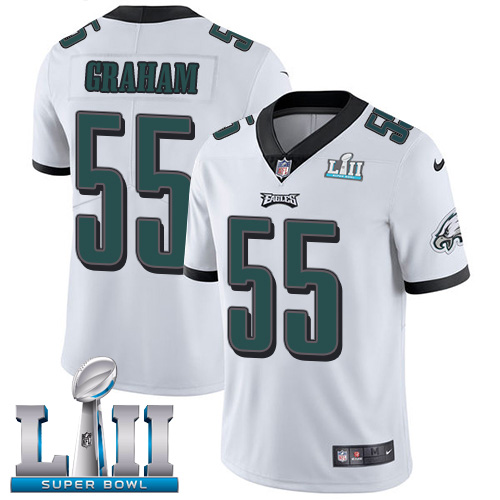 Eagles #55 Brandon Graham White Super Bowl LII Youth Stitched Vapor Untouchable Limited Jersey cheap jerseys for sale - CheapJerseys.Shop