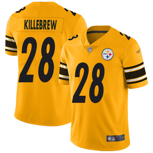Steelers #28 Miles Killebrew Gold Men's Stitched Limited Inverted Legend Jersey cheap jerseys for sale - CheapJerseys.Shop