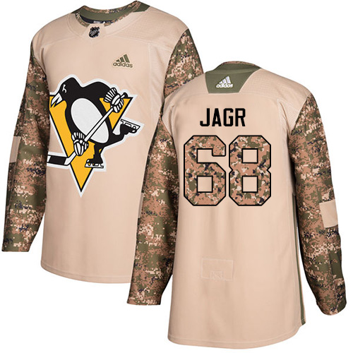 Pittsburgh Penguins #68 Jaromir Jagr Camo Authentic 2017 Veterans Day Stitched Jersey Men's cheap jerseys for sale - CheapJerseys.Shop