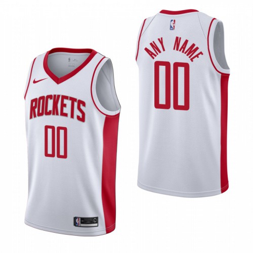 Houston Rockets Custom Men's 2019-20 Association Edition White Stitched Jersey cheap jerseys for sale - CheapJerseys.Shop