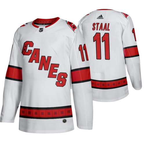 Carolina Carolina Hurricanes #11 Jordan Staal Men's 2019-20 Away Authentic Player White Stitched Jersey Men's cheap jerseys for sale - CheapJerseys.Shop
