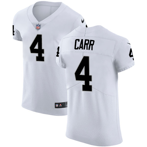 Raiders #4 Derek Carr White Men's Stitched Vapor Untouchable Elite Jersey cheap jerseys for sale - CheapJerseys.Shop