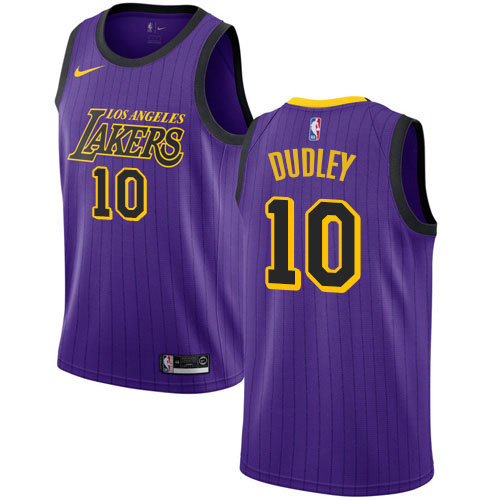 Los Angeles Lakers #10 Jared Dudley Purple Swingman City Edition 2018/19 Jersey Mens cheap jerseys for sale - CheapJerseys.Shop
