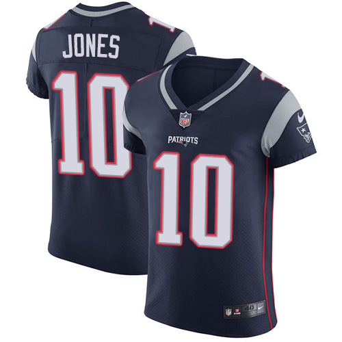 Patriots #10 Mac Jones Navy Blue Team Color Men's Stitched Vapor Untouchable Elite Jersey cheap jerseys for sale - CheapJerseys.Shop
