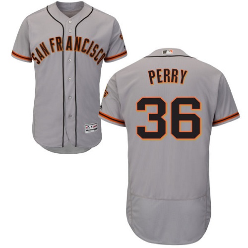 San Francisco Giants #36 Gaylord Perry Grey Flexbase Authentic Collection Road Stitched Jersey Men's cheap jerseys for sale - CheapJerseys.Shop