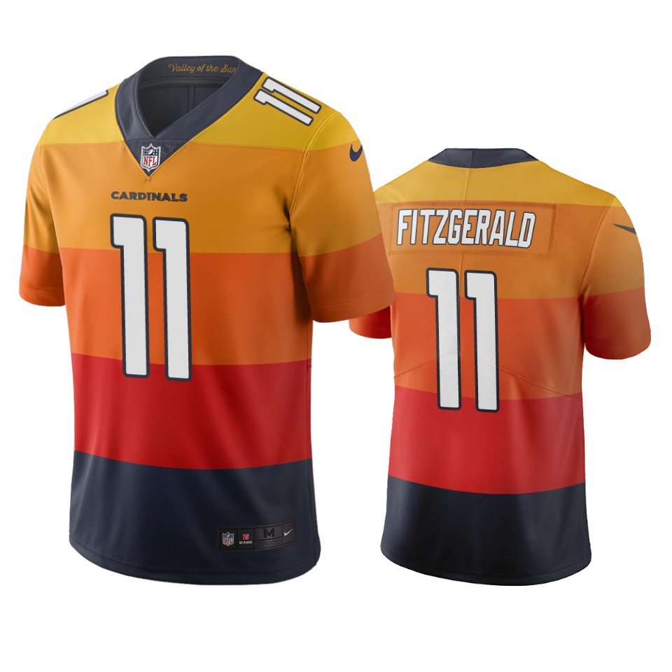 Arizona Cardinals #11 Larry Fitzgerald Sunset Orange Vapor Limited City Edition Jersey cheap jerseys for sale - CheapJerseys.Shop