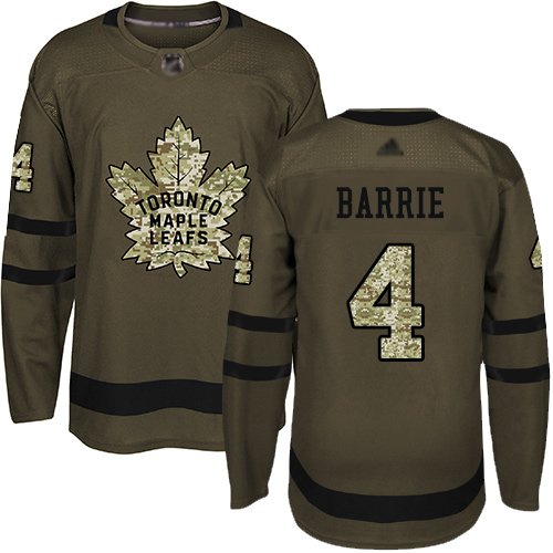 Maple Toronto Maple Leafs #4 Tyson Barrie Green Salute to Service Stitched Jersey Men's cheap jerseys for sale - CheapJerseys.Shop
