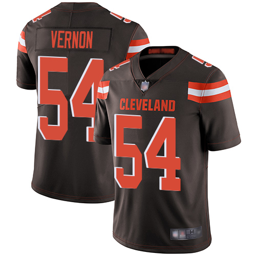 Cleveland Browns #54 Olivier Vernon Brown Team Color Men's Stitched Vapor Untouchable Limited Jersey Men's cheap jerseys for sale - CheapJerseys.Shop