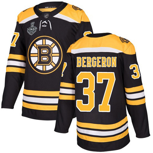 Boston Bruins #37 Patrice Bergeron Black Home Authentic Stanley Cup Final Bound Youth Stitched Jersey Youth cheap jerseys for sale - CheapJerseys.Shop