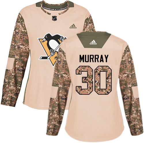 Pittsburgh Penguins #30 Matt Murray Camo Authentic 2017 Veterans Day Women's Stitched Jersey Womens cheap jerseys for sale - CheapJerseys.Shop
