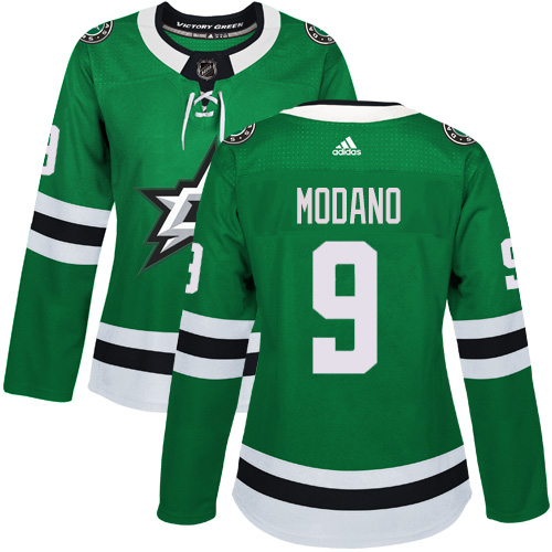 Dallas Stars #9 Mike Modano Green Home Authentic Women's Stitched Jersey Womens cheap jerseys for sale - CheapJerseys.Shop