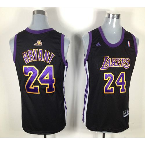Los Angeles Lakers #24 Kobe Bryant Black Purple NO. Fashion Womens Stitched Jersey Womens cheap jerseys for sale - CheapJerseys.Shop