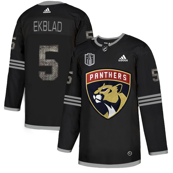 Lightning #5 Aaron Ekblad Black 2023 Stanley Cup Final Patch Authentic Classic Stitched Jersey cheap jerseys for sale - CheapJerseys.Shop