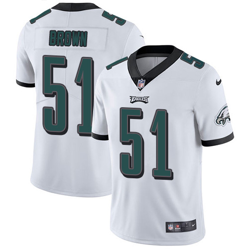 Philadelphia Eagles #51 Zach Brown White Men's Stitched Vapor Untouchable Limited Jersey Men's cheap jerseys for sale - CheapJerseys.Shop